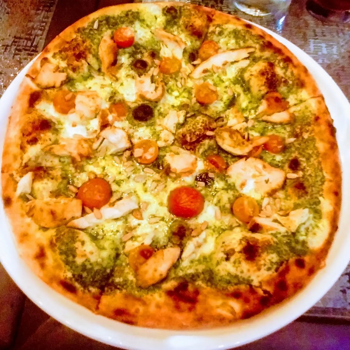 Chicken Pesto Pizza