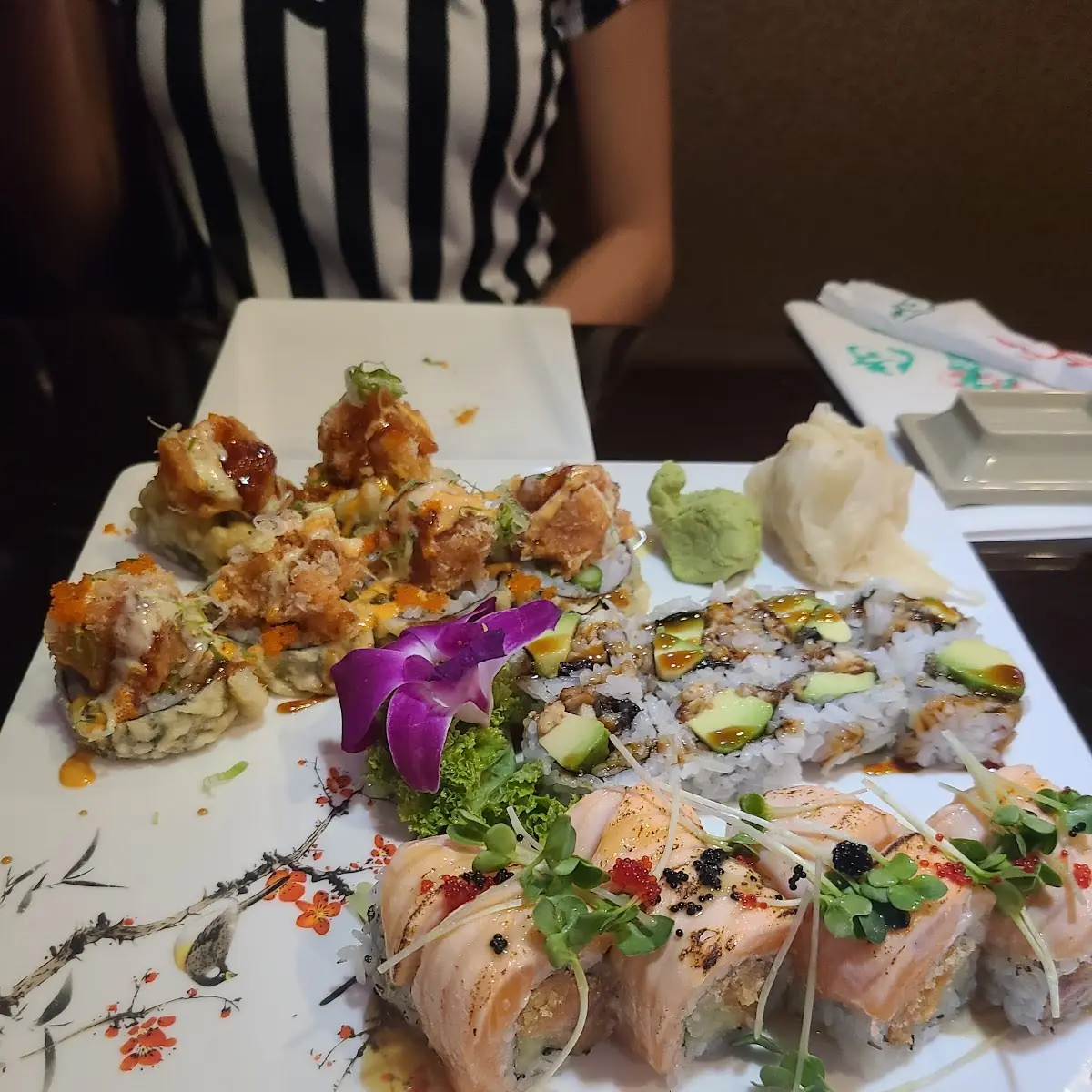 Sushi Regular Jumbo Crab Roll and Snow White Roll