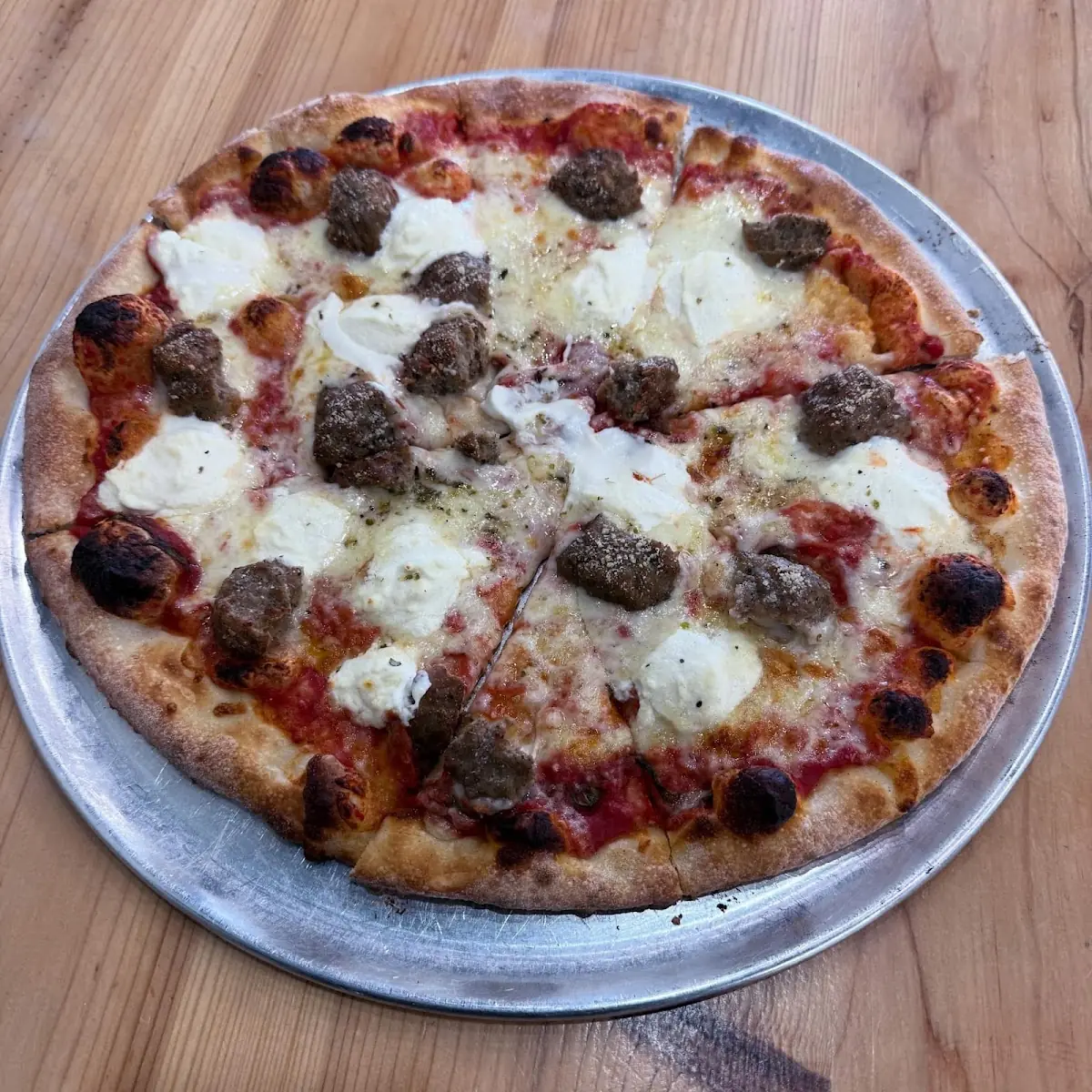 Meatball Pizza