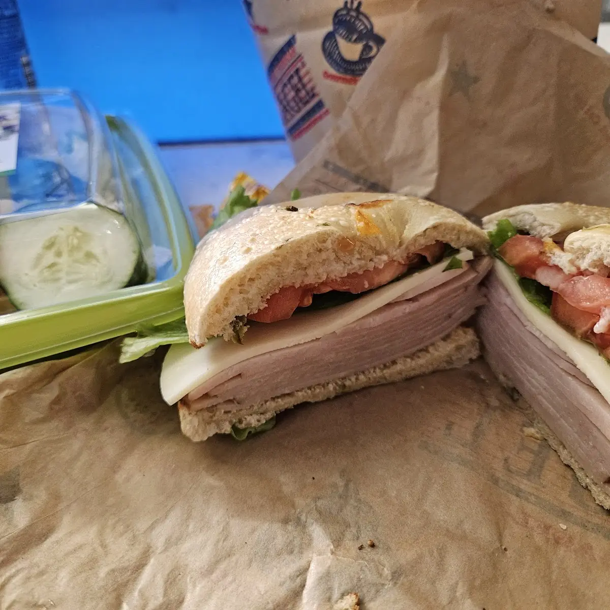 Turkey Bagel Sandwich