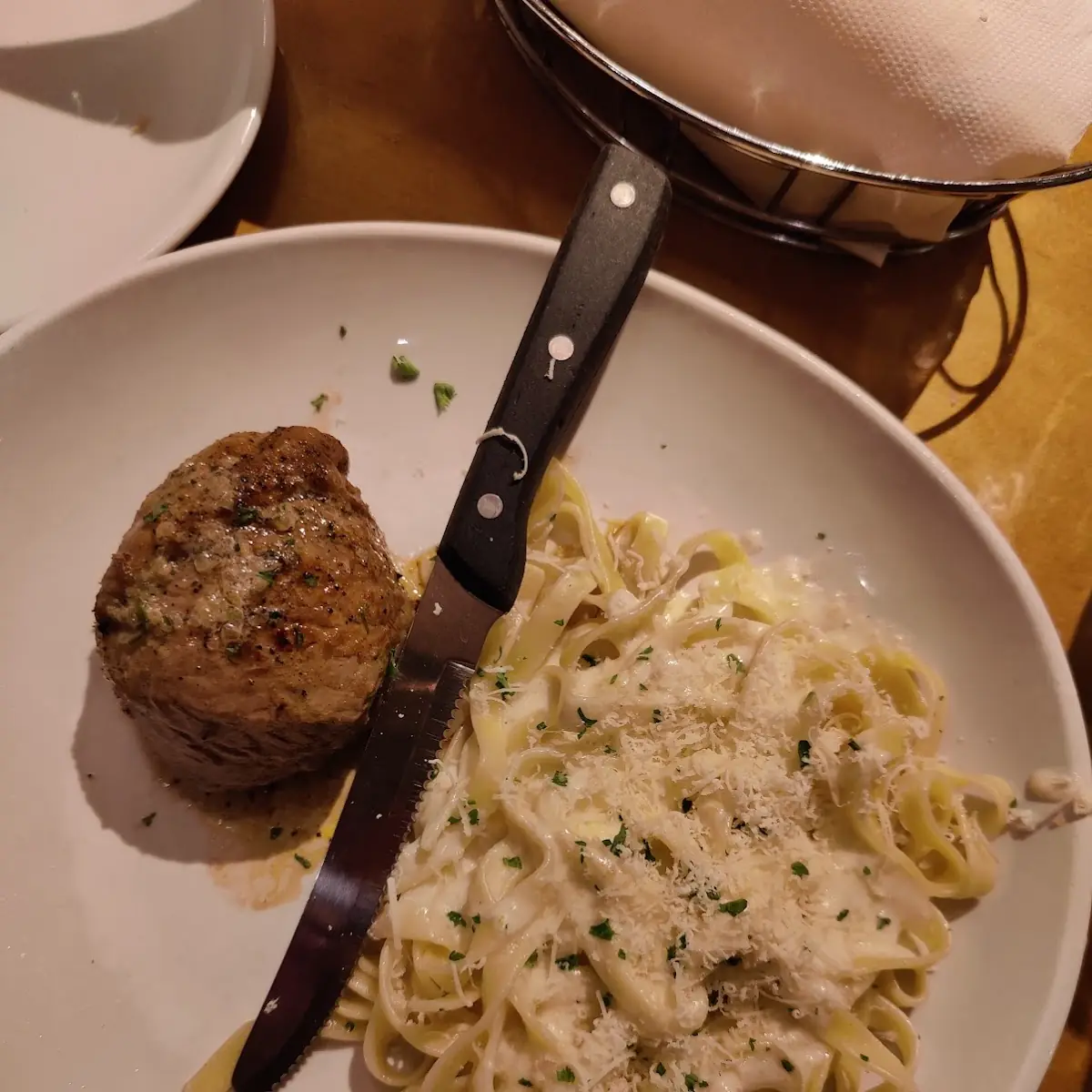 Steak Gorgonzola Alfredo
