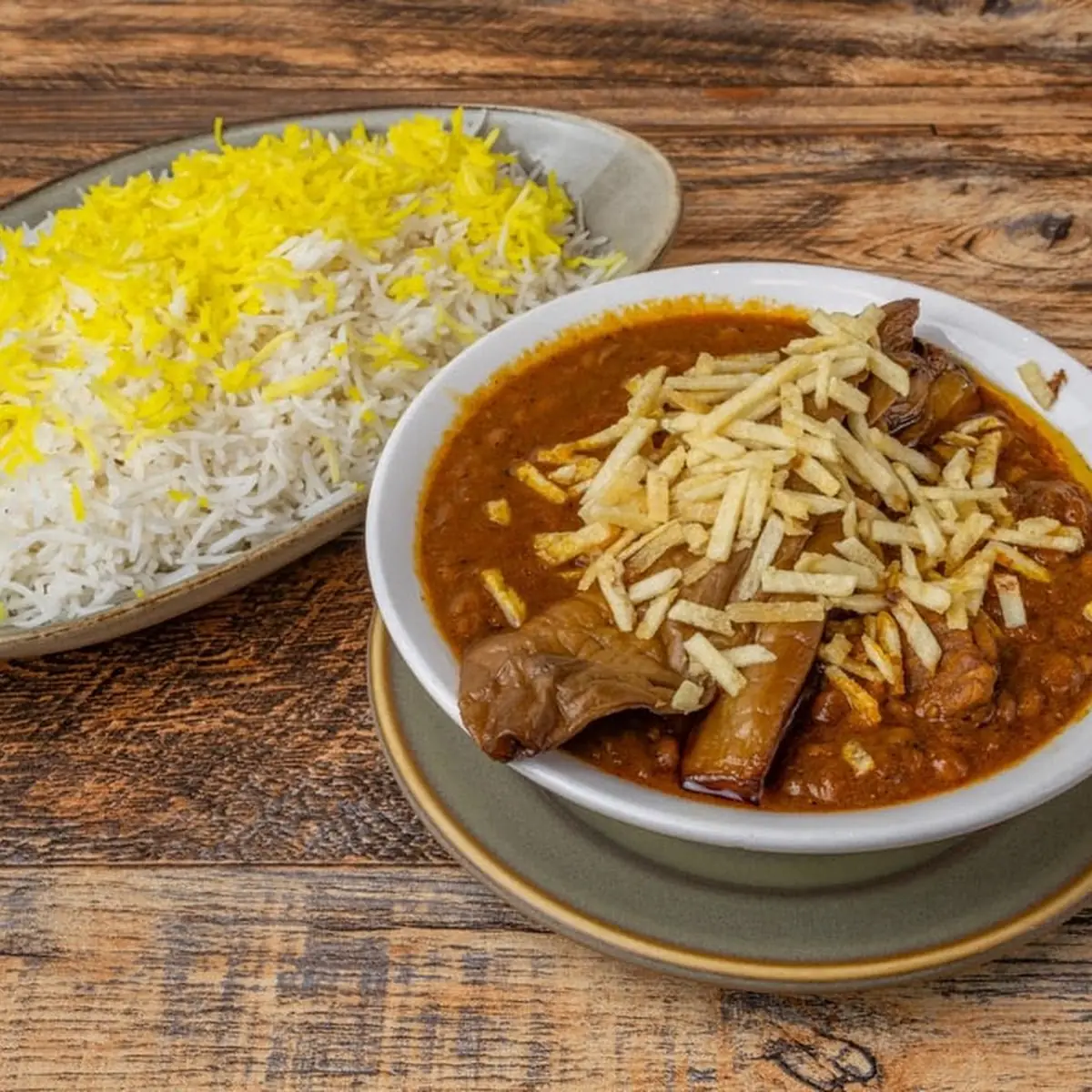 Beef Stew with Rice