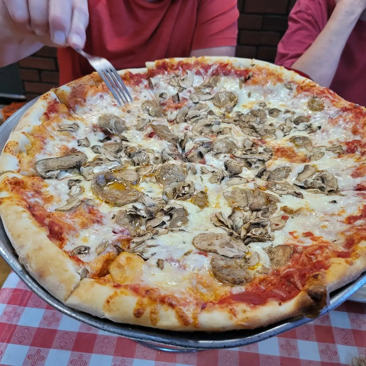 Sausage and Mushroom Pizza
