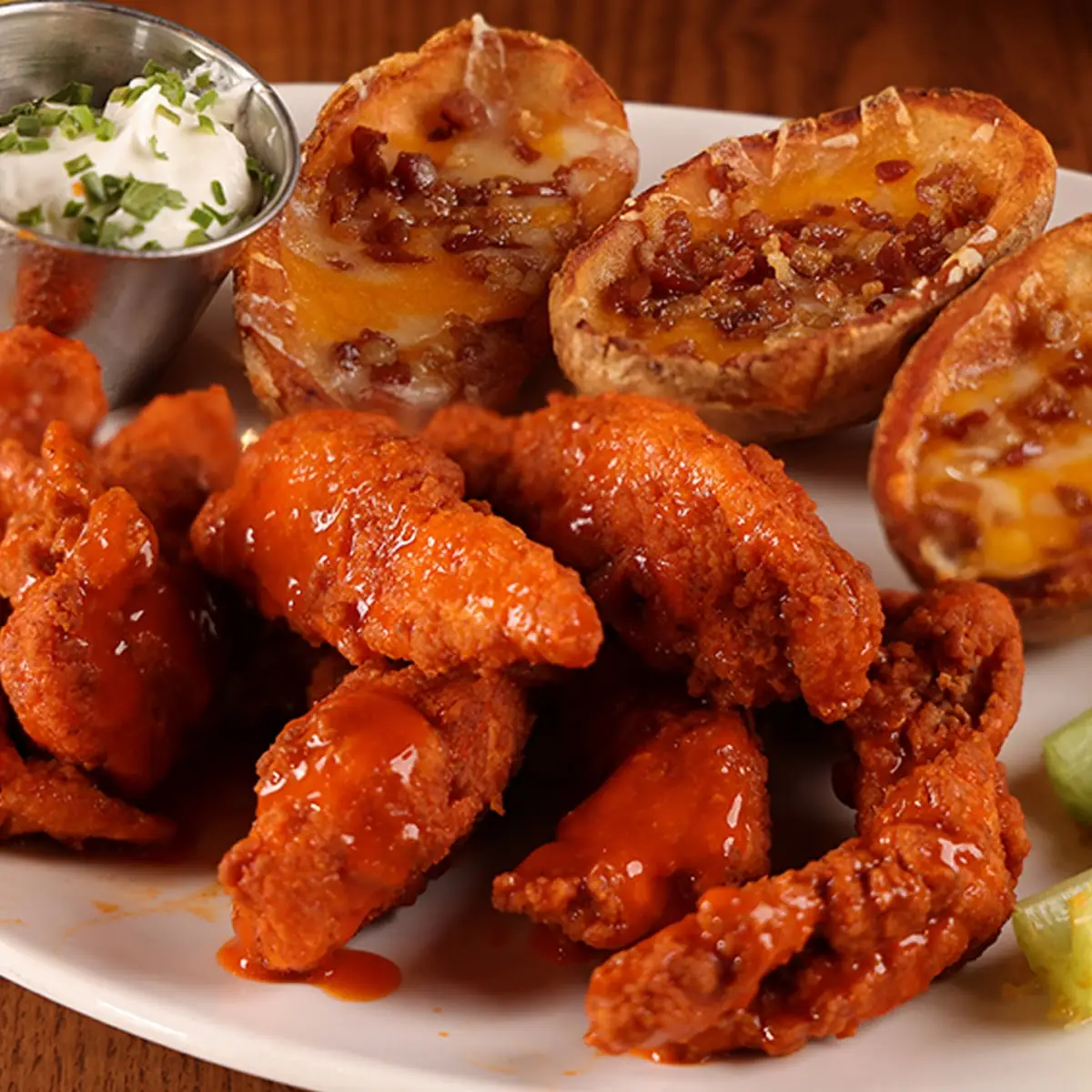 Boneless Wings & Skins Sampler