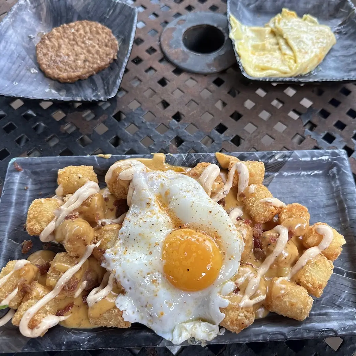 Sausage and Scrambled Eggs with Cheese