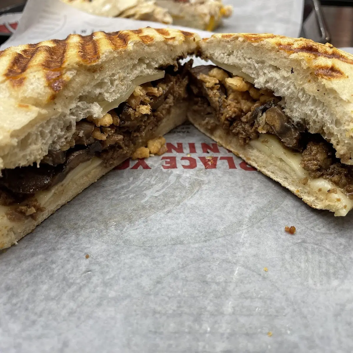 Swiss Steak Panini