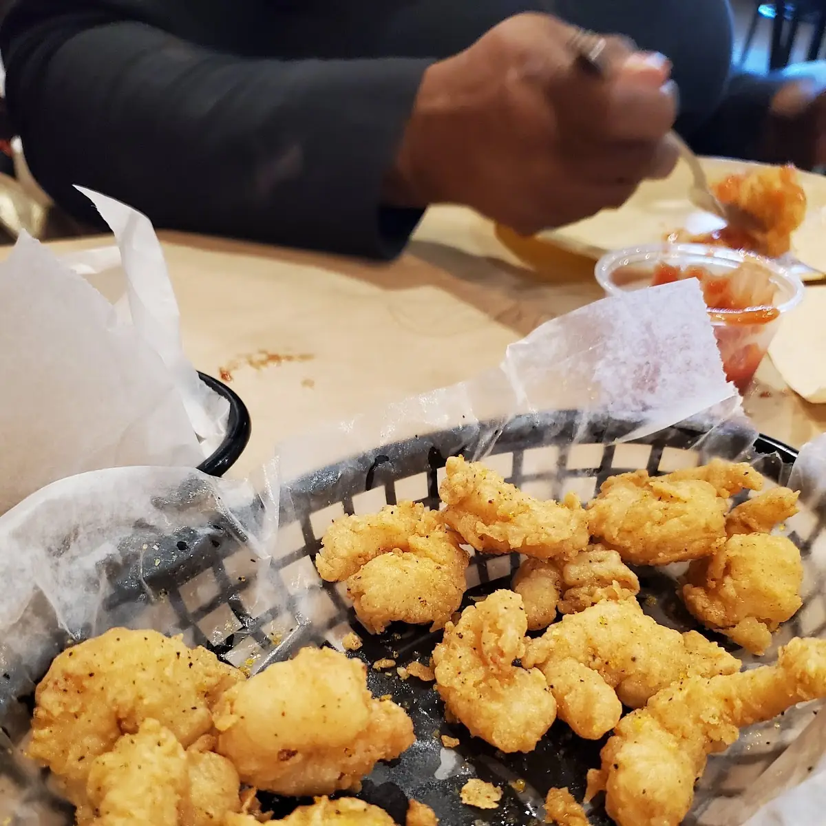 Lemon Pepper Popcorn Shrimp
