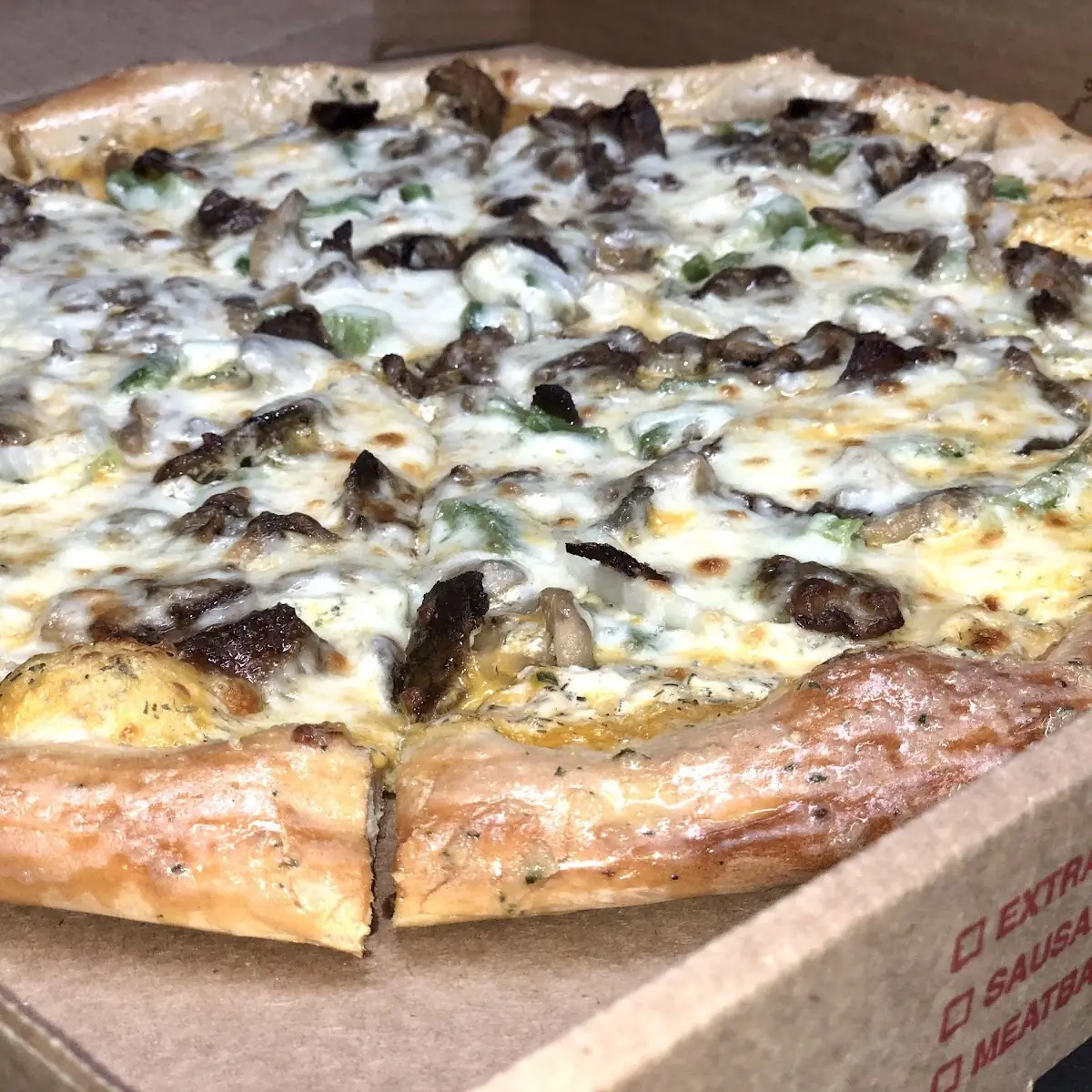Cheesesteak Pizza