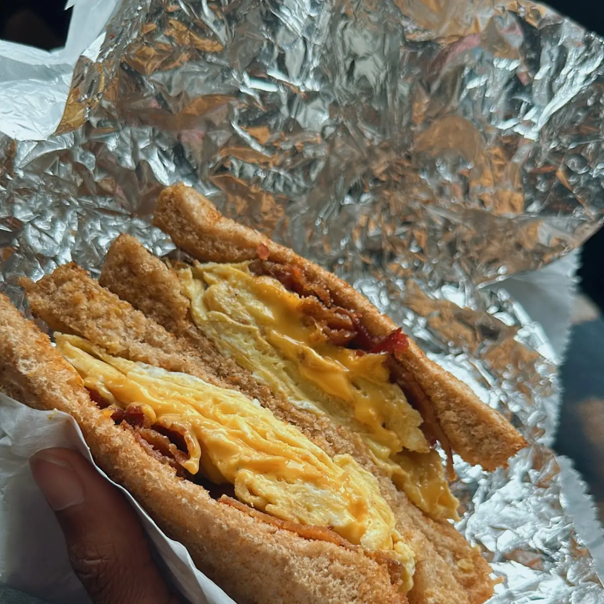 Bacon Egg and Cheese Toast