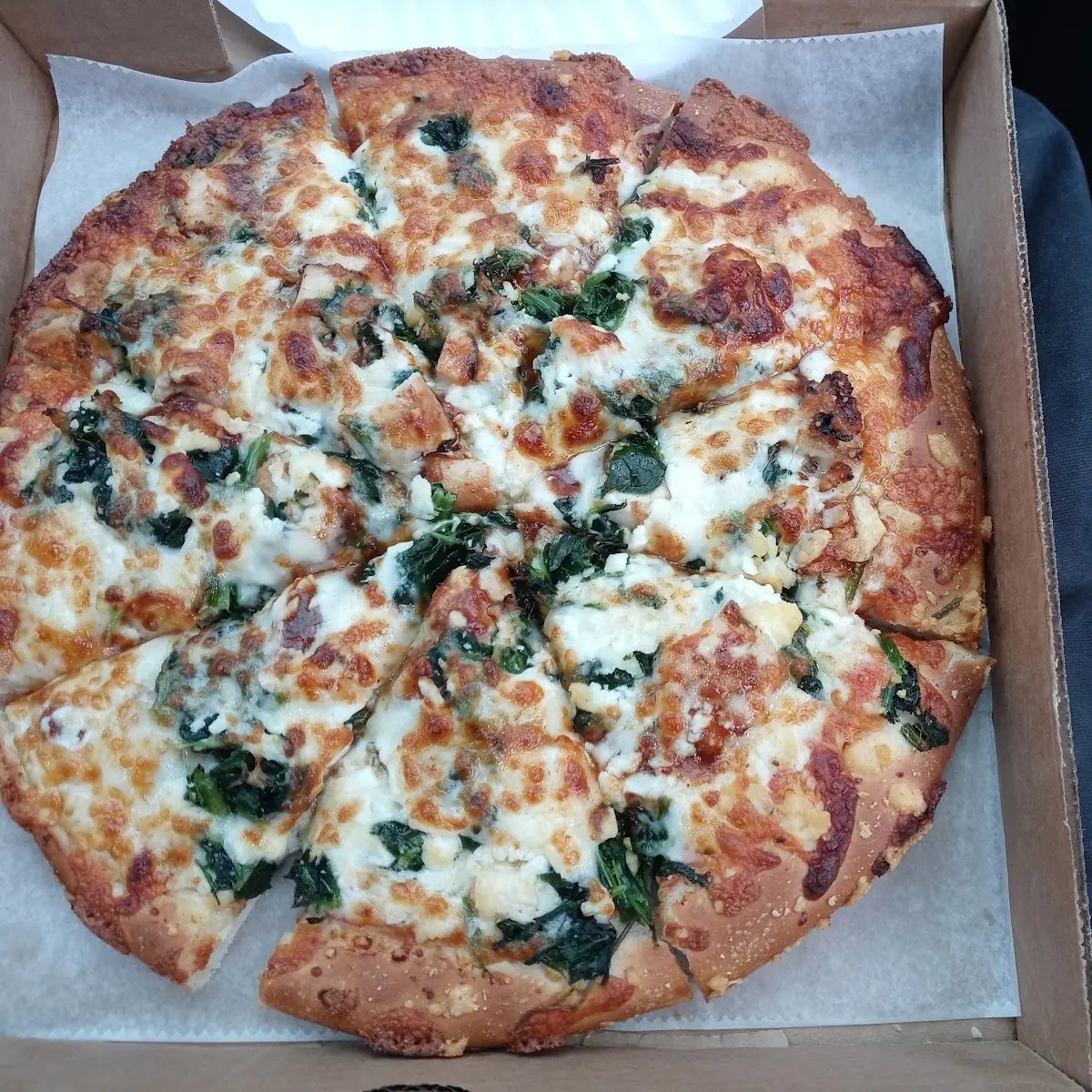 Fetta Spinach BBQ Chicken Pizza