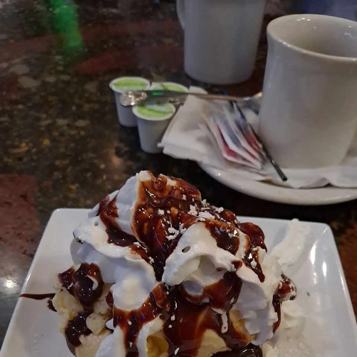 Chocolate Brownie Sundae