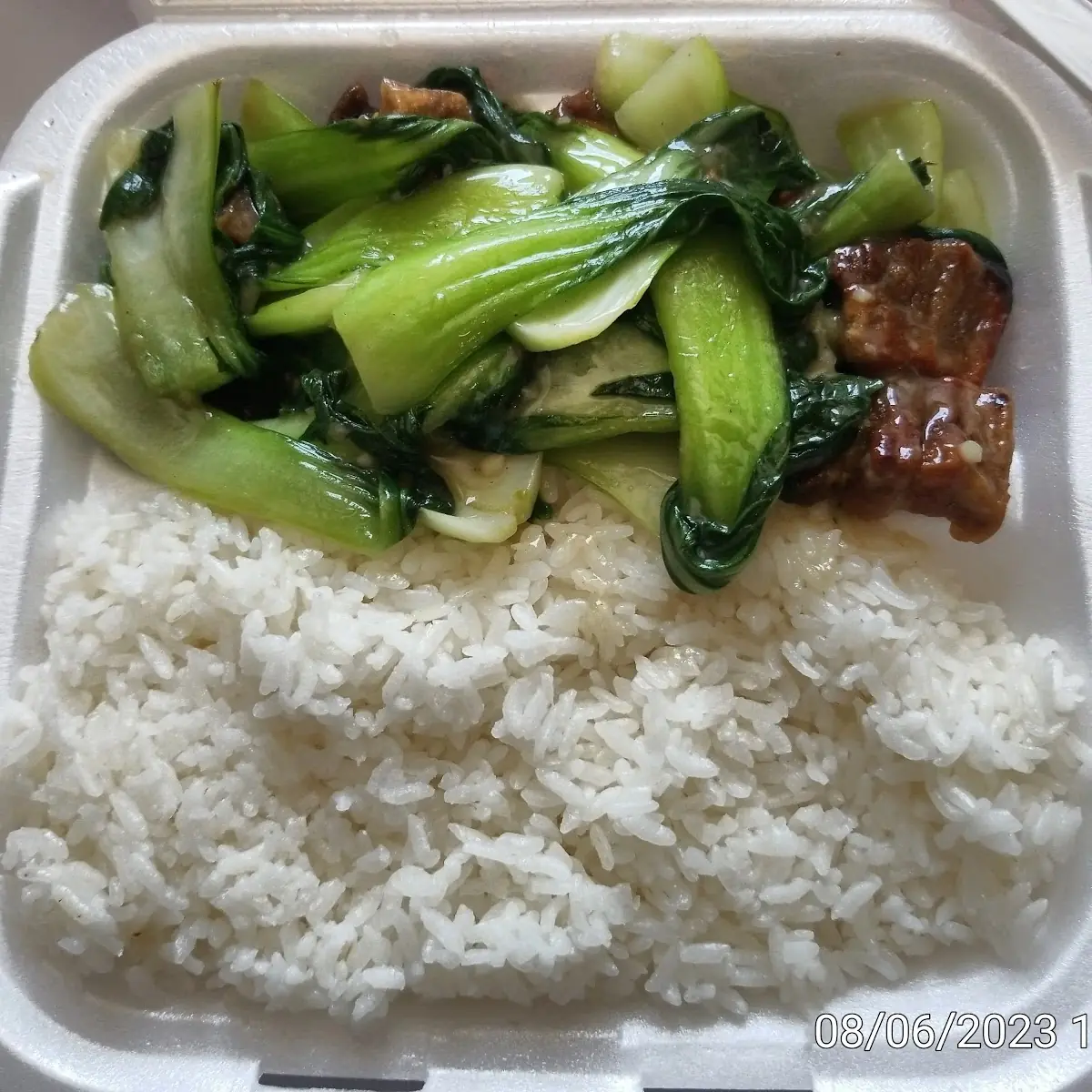 Bok Choy w Pork Belly Stir Fry