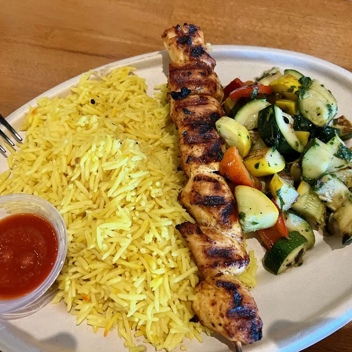 Chicken Kebab Plate
