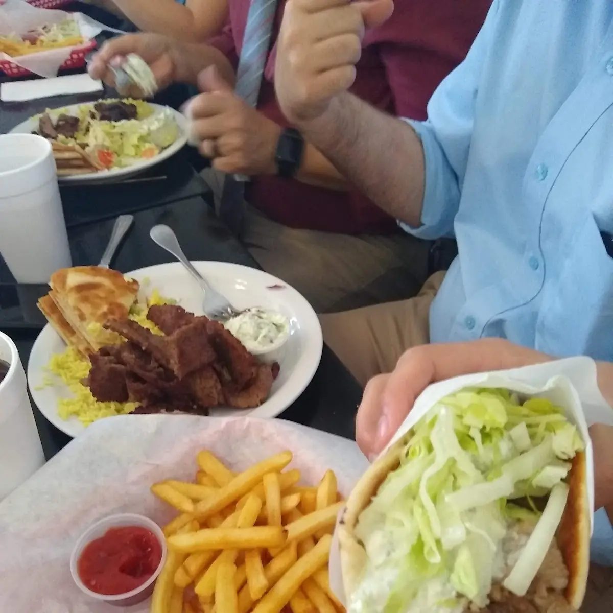 Kids Chicken Gyro Plate