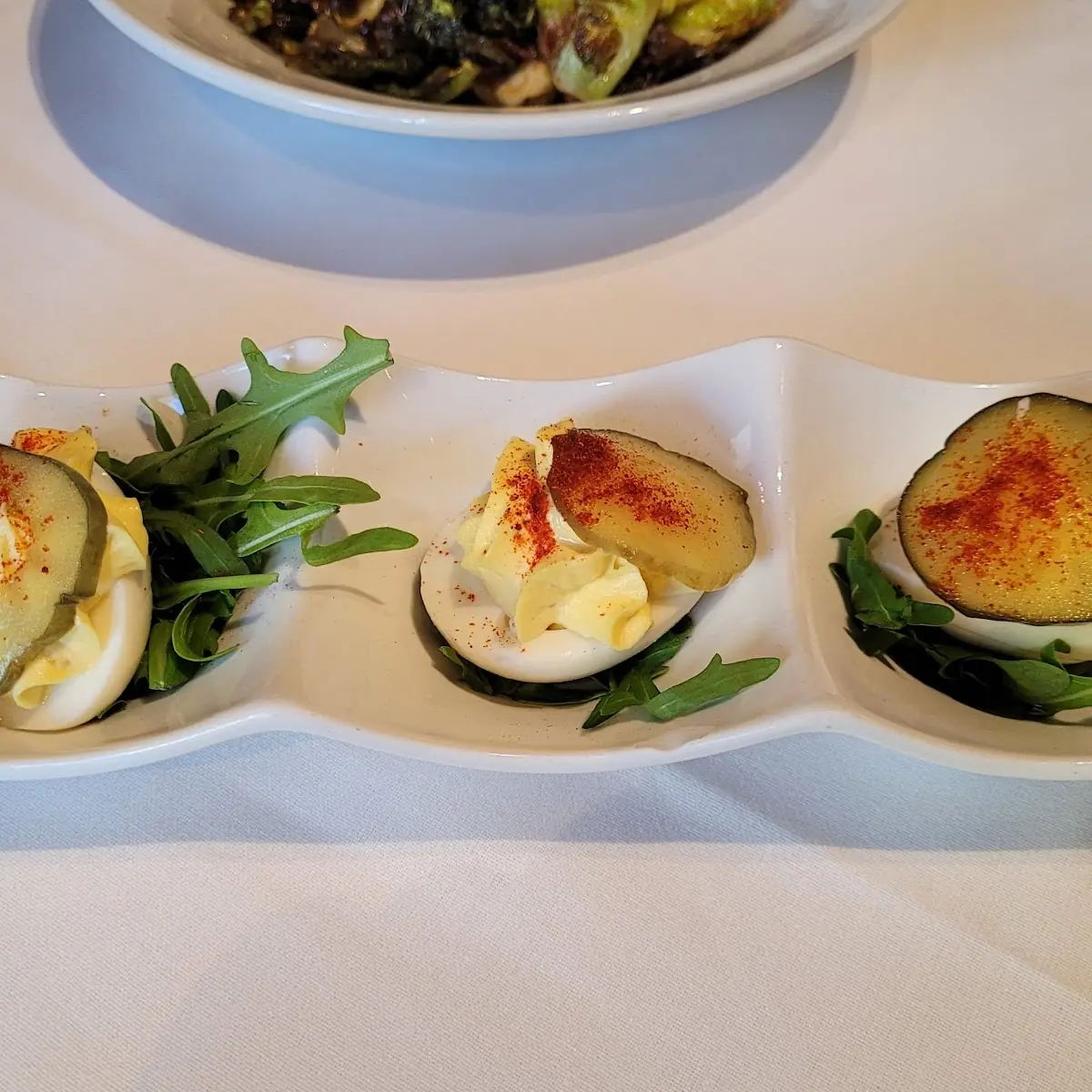 Spicy Mustard Deviled Eggs