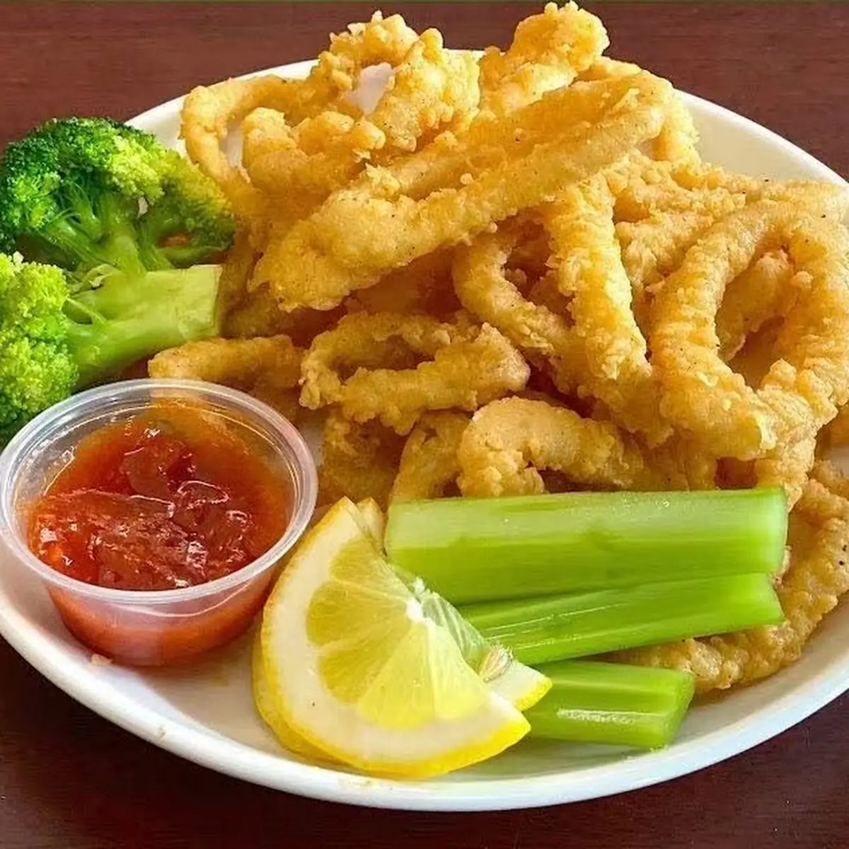 Fried Calamari Mực Chiên Giòn