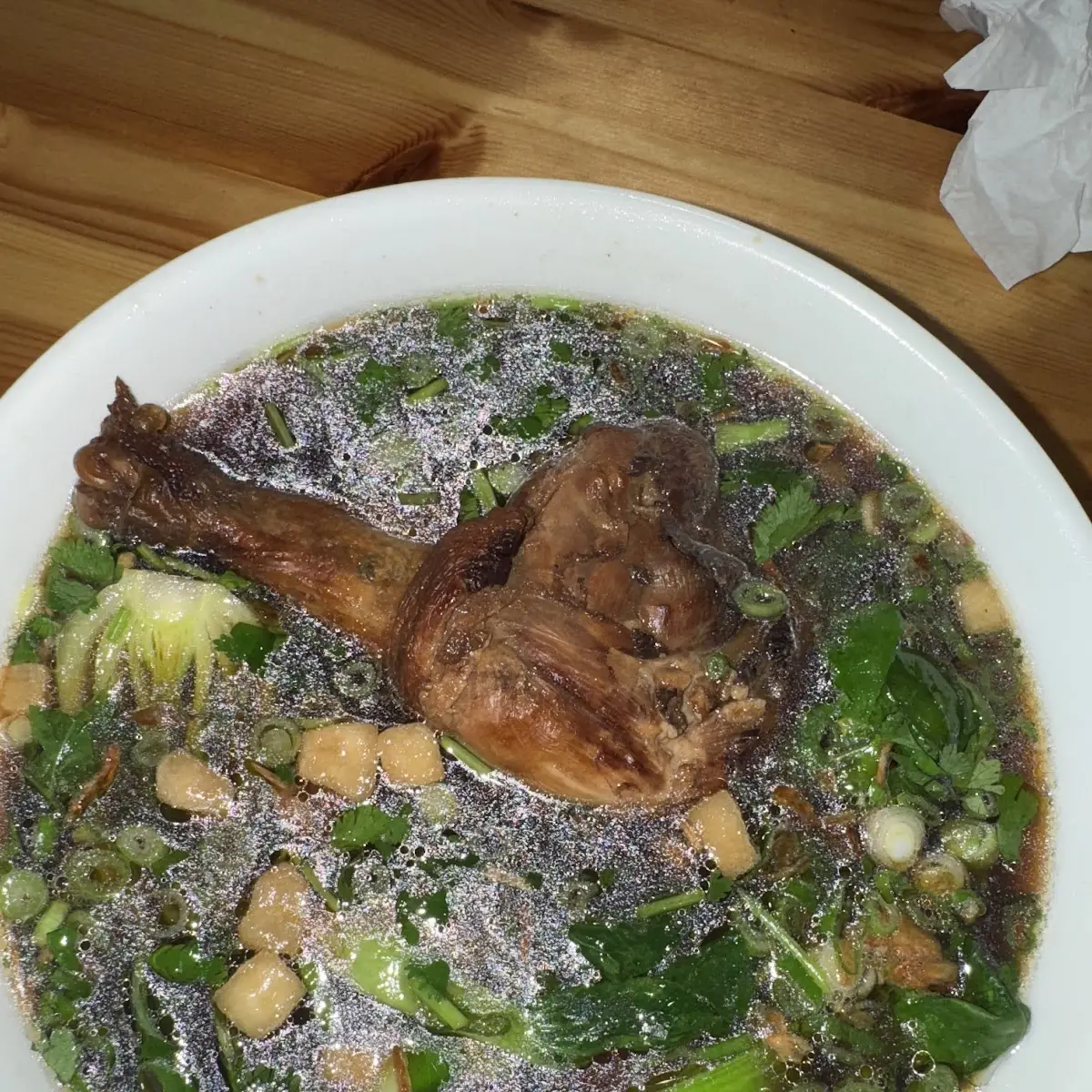 Roast Duck Noodles Soup
