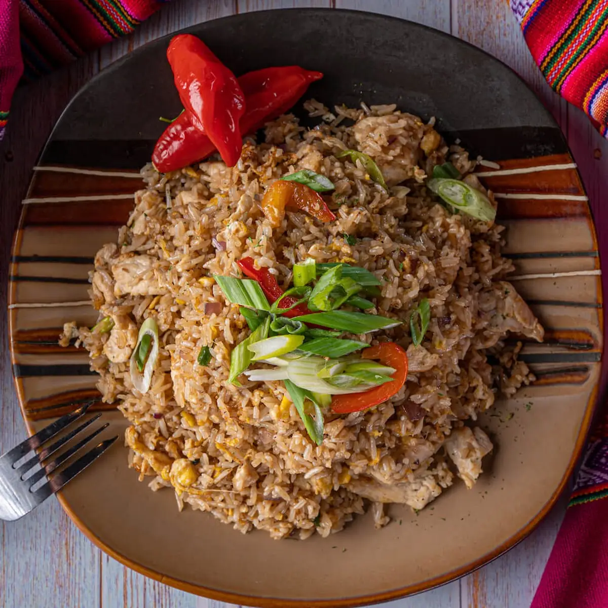 Arroz Chaufa Peruvian Style Fried Rice