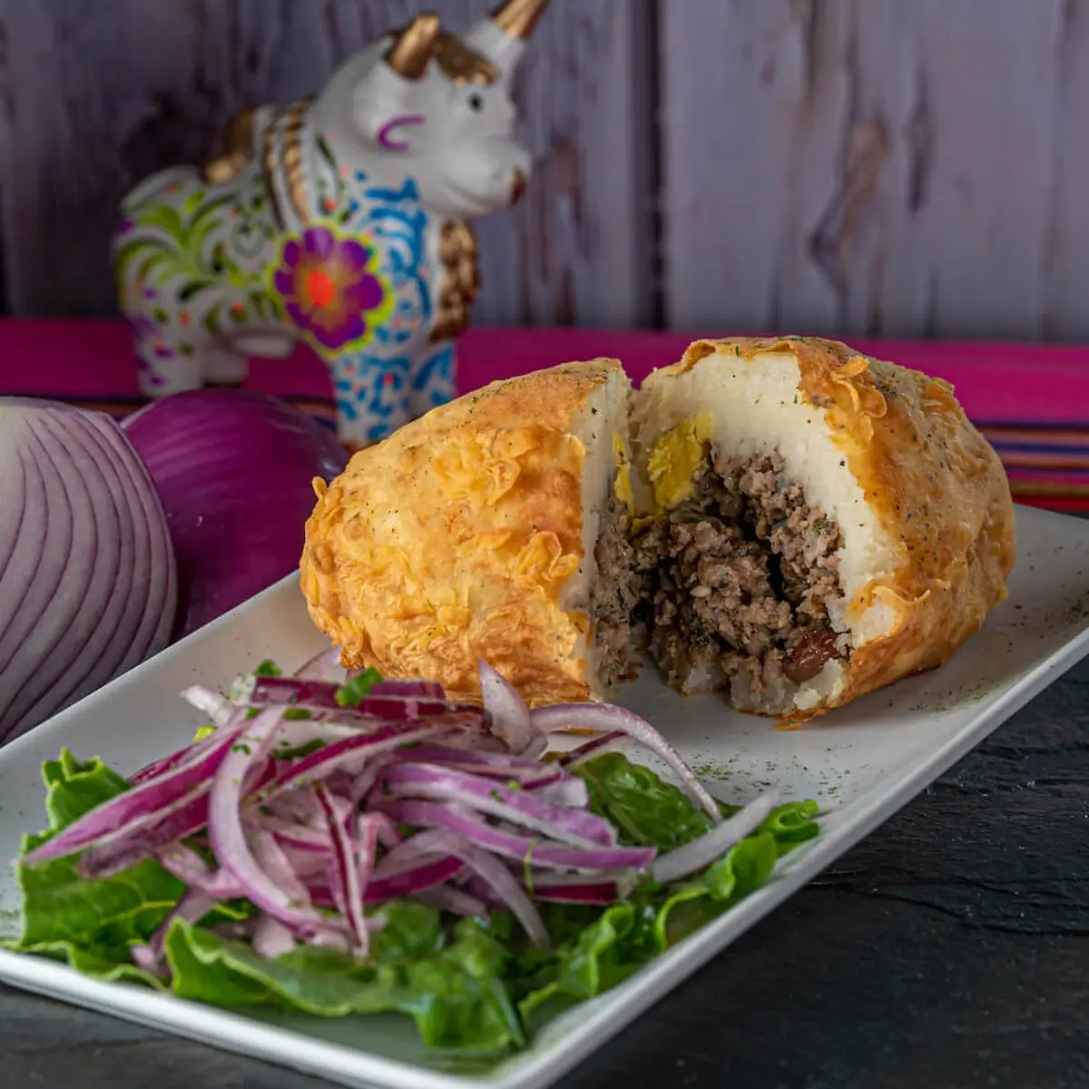 Papa Rellena Stuffed Potato