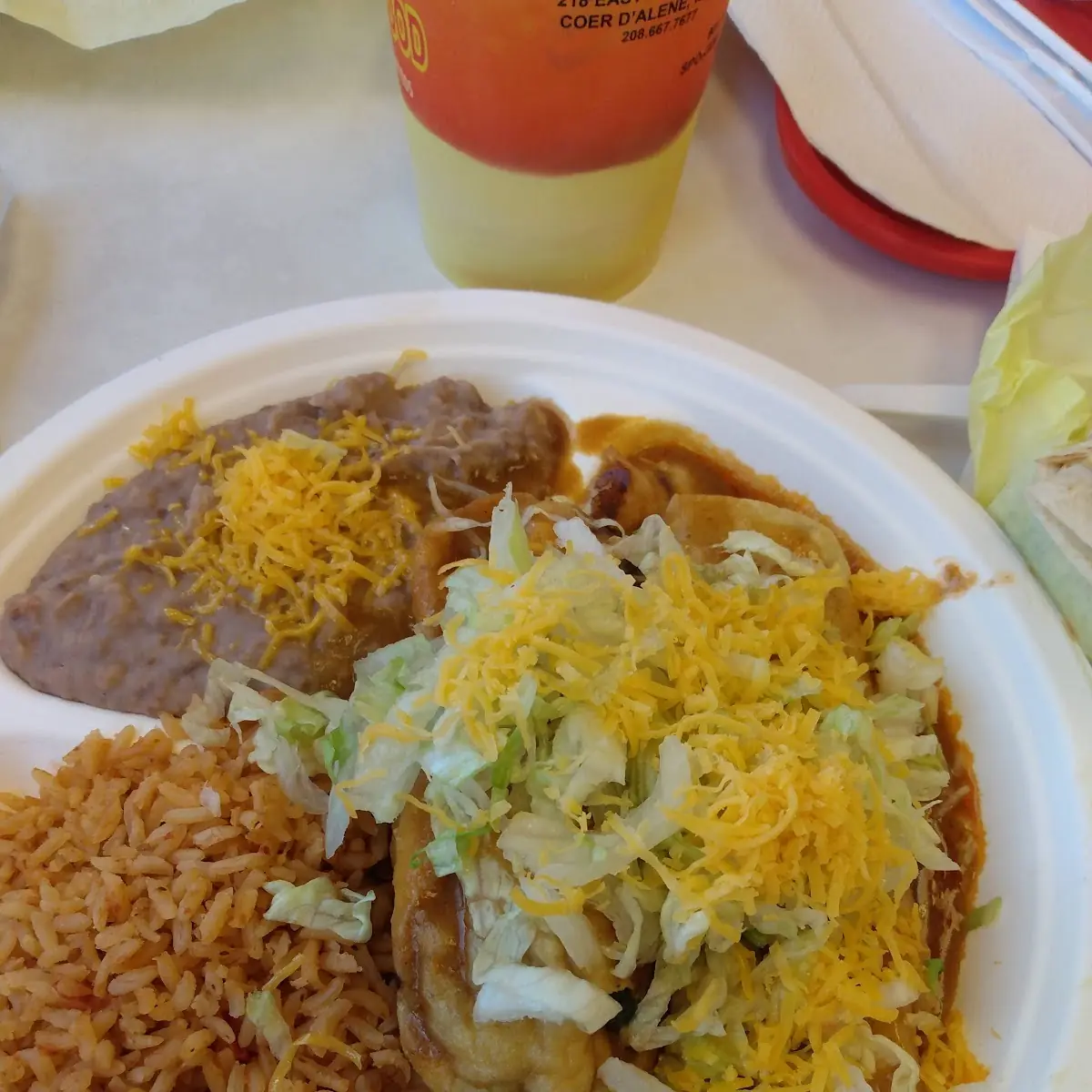 16. Chile Relleno Enchiladas