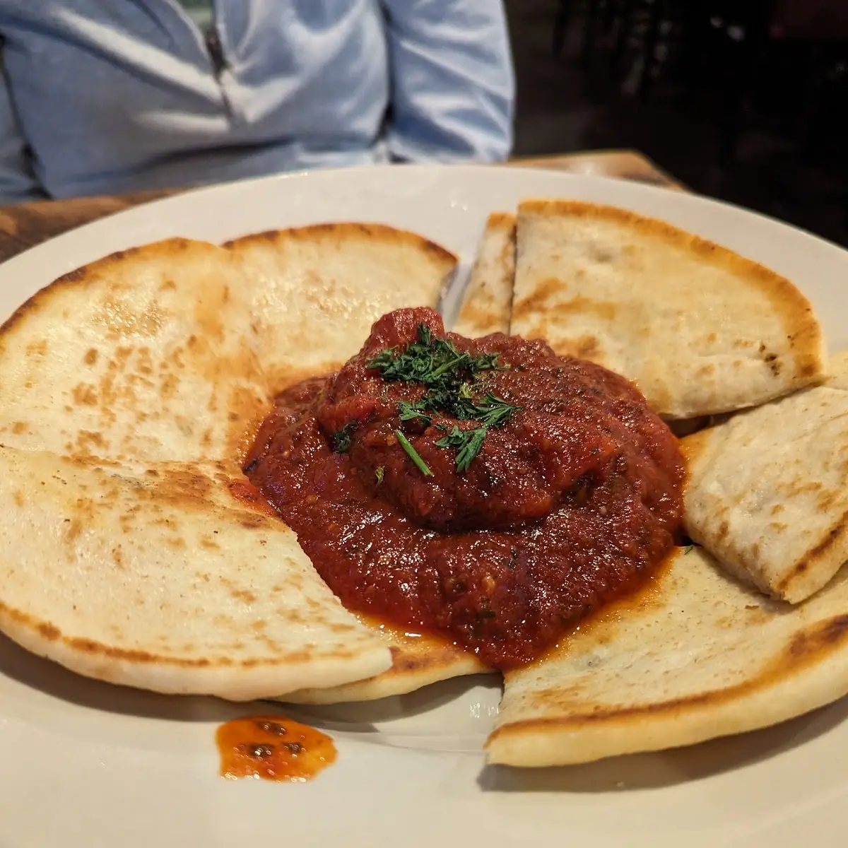 Marinara and Goat Cheese