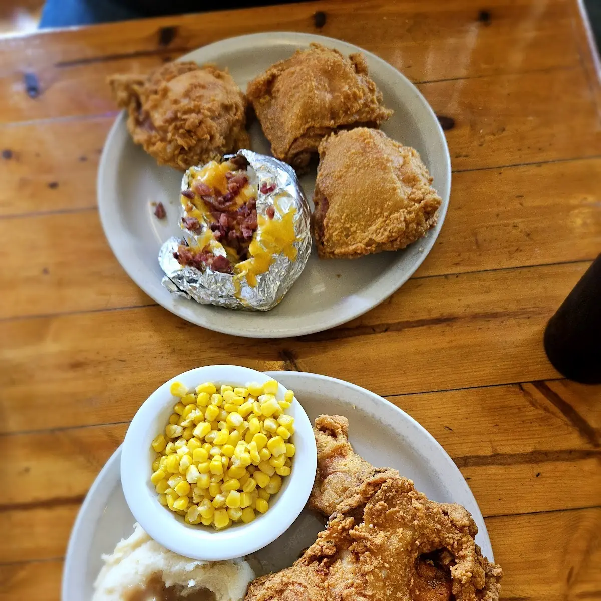 Corn and Mashed Potatoes