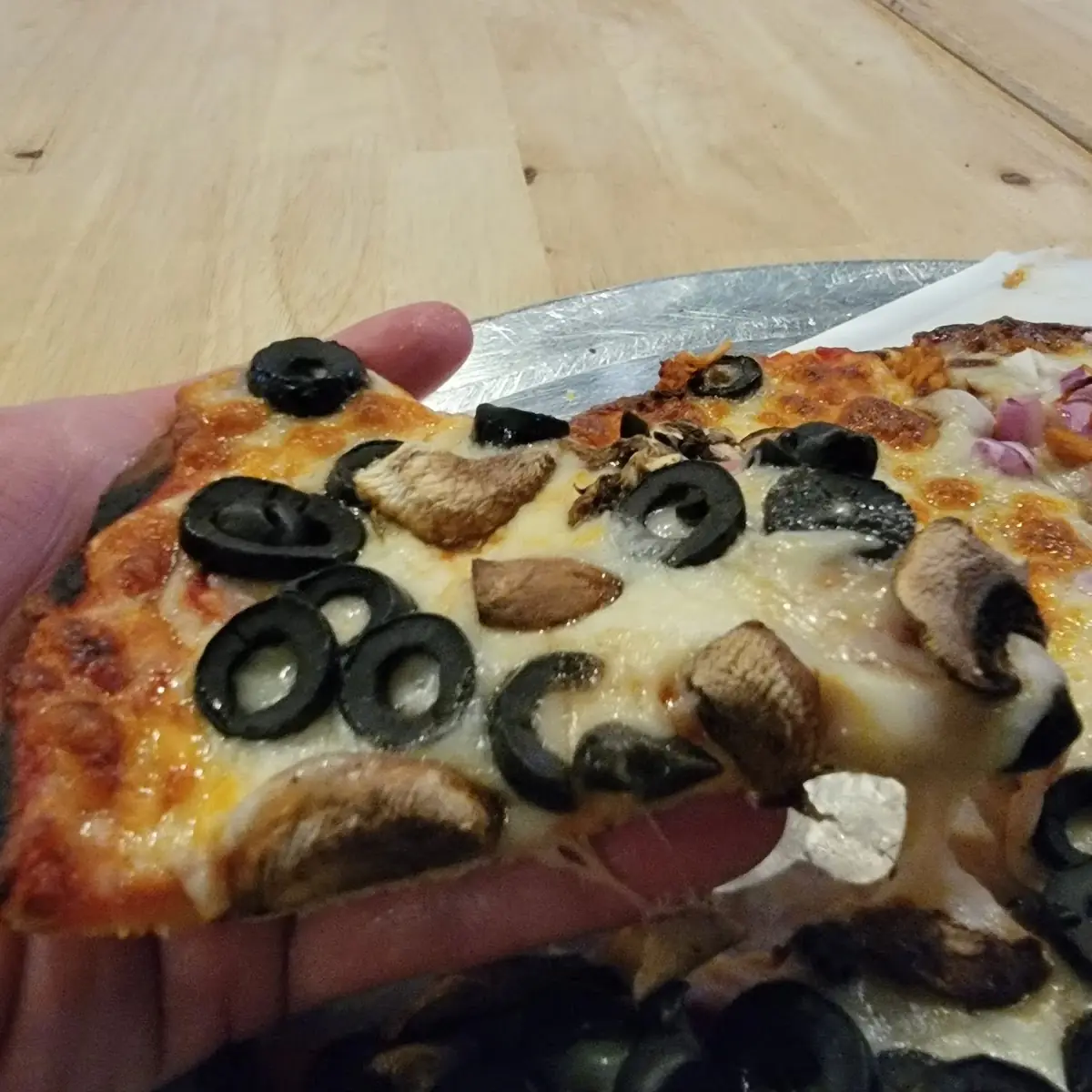 Mushrooms and Black Olive
