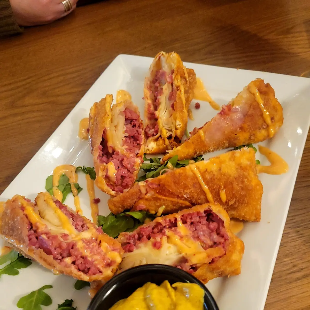 Ruben Egg Rolls