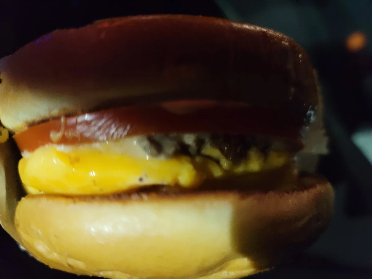 Cheese Burger Grilled Onions Extra Cheese