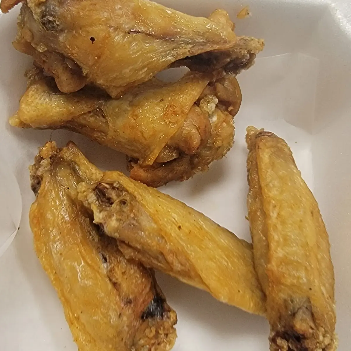 Fried Plain Wings