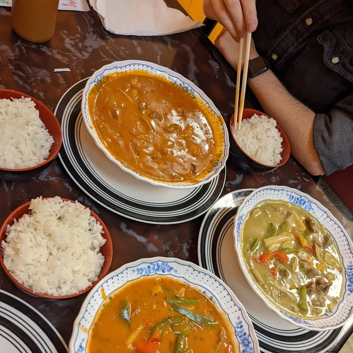 Yellow Curry Green Curry Red Curry