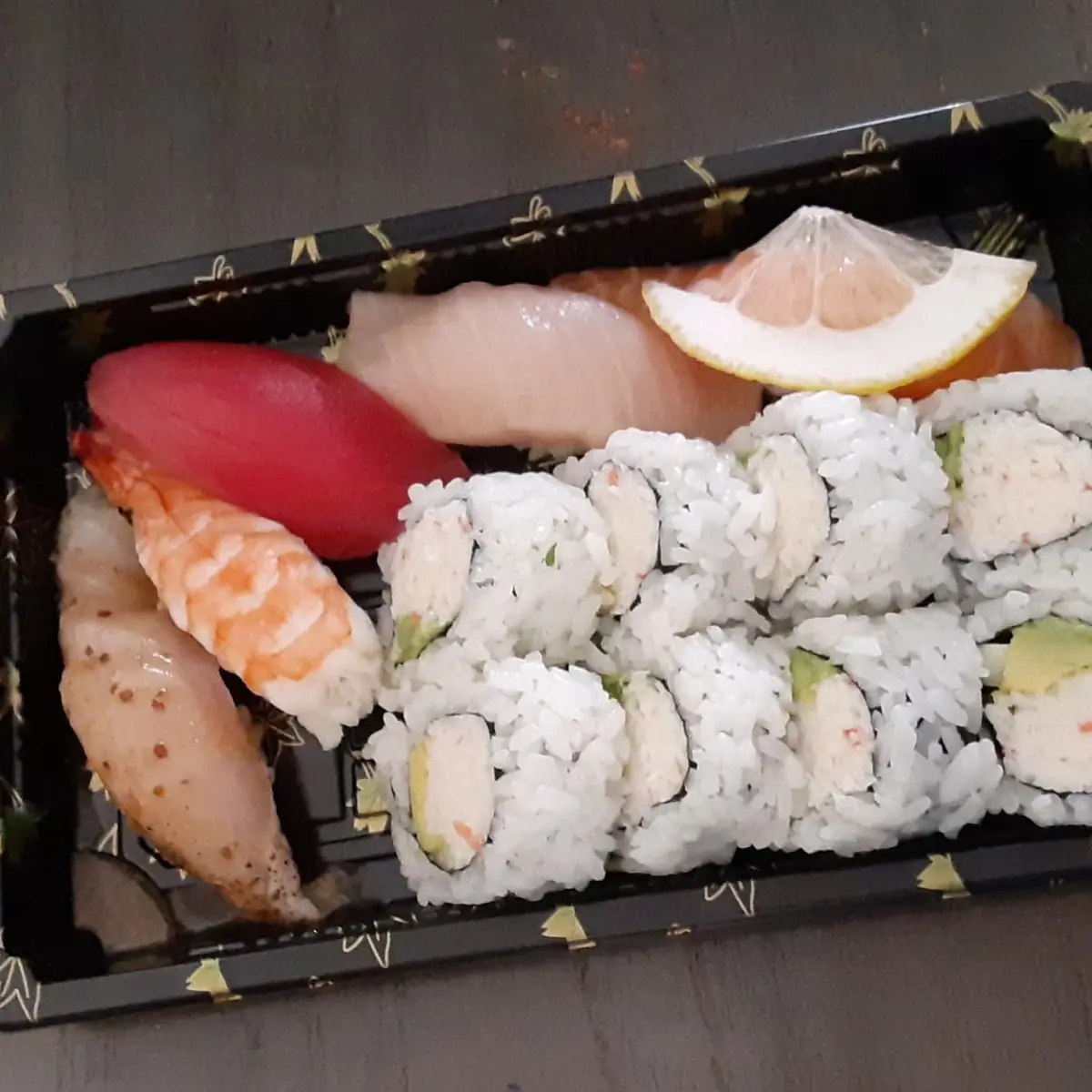 Sushi and California Roll Combo