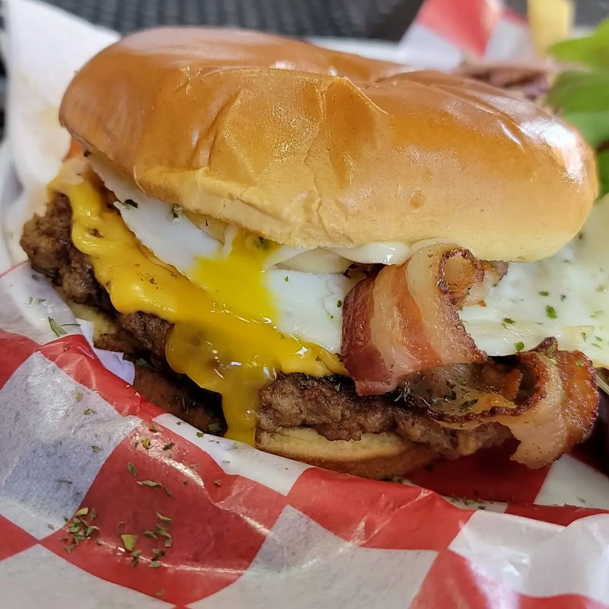 Bacon Egg Cheeseburger