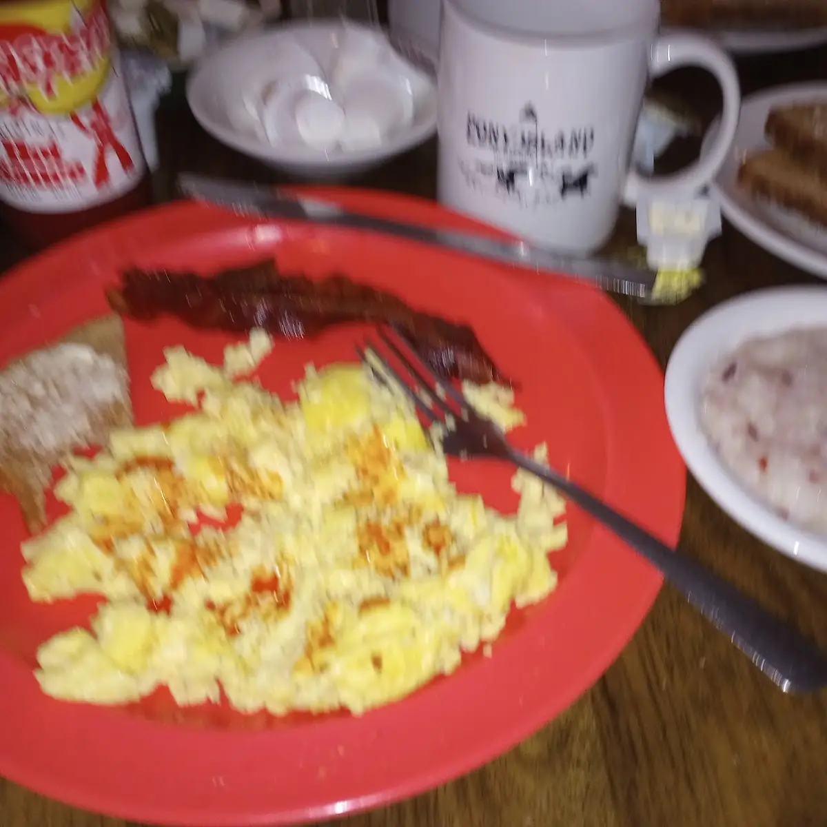 Scrambled Eggs and Toast