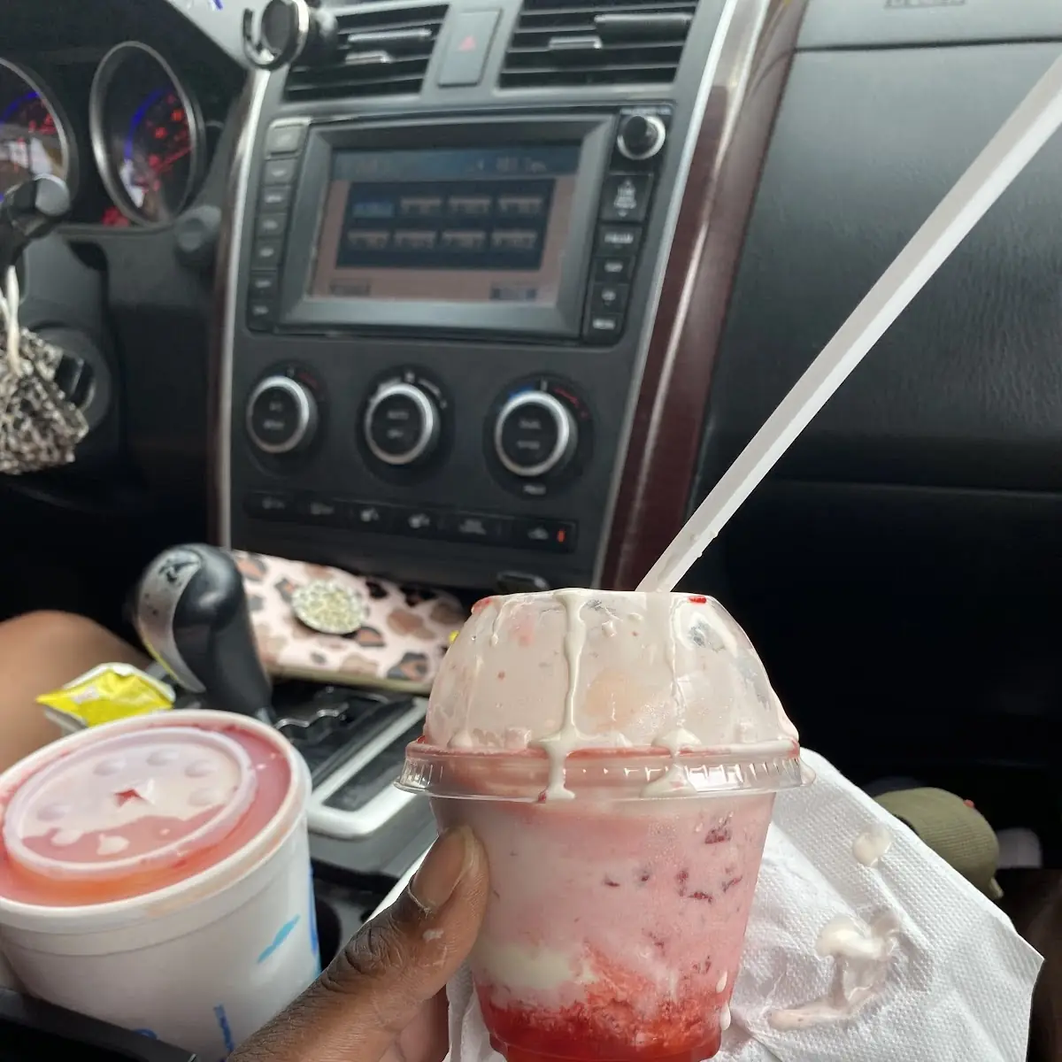 Strawberry Cheesecake Cream Slush