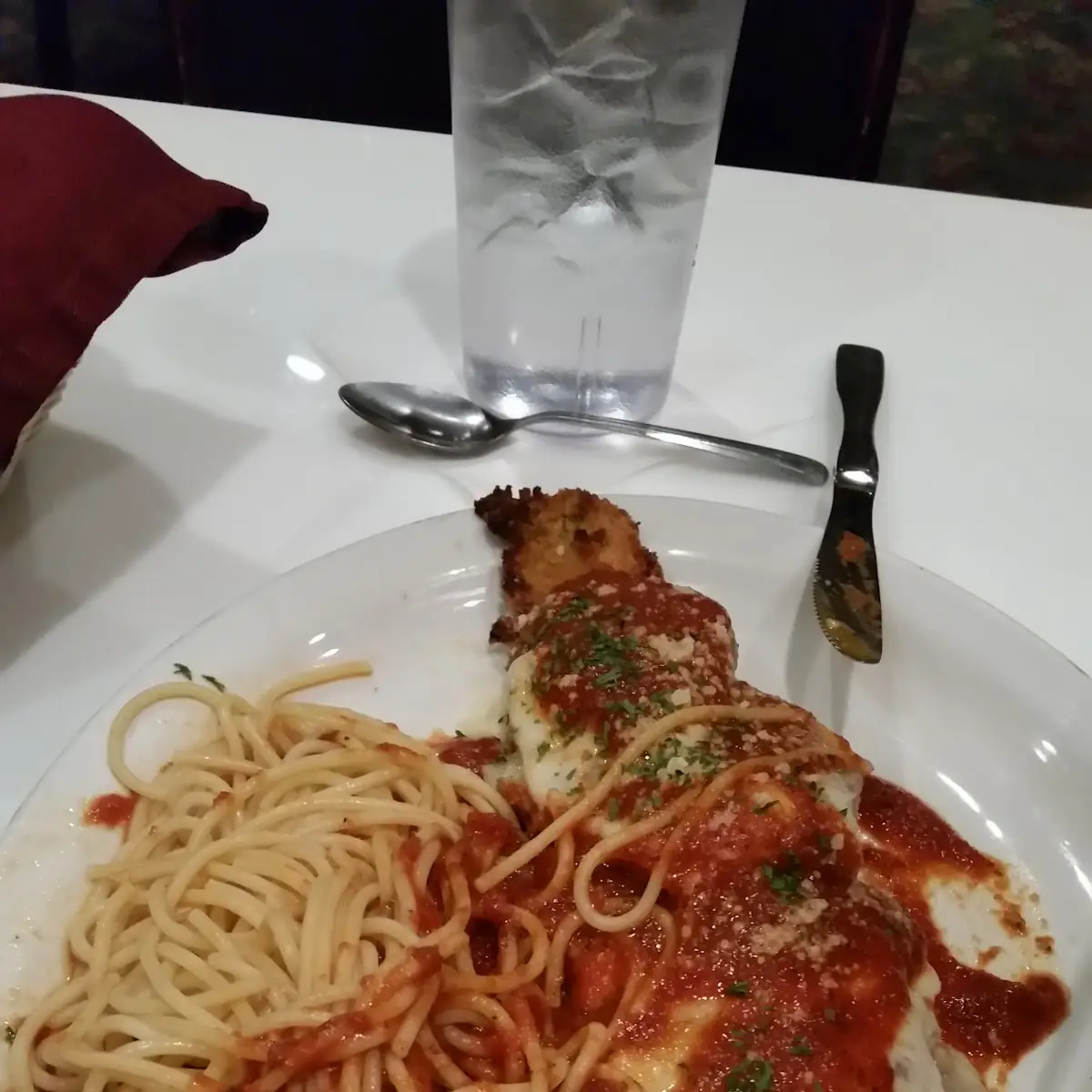Chicken Parmesan with Spaghetti