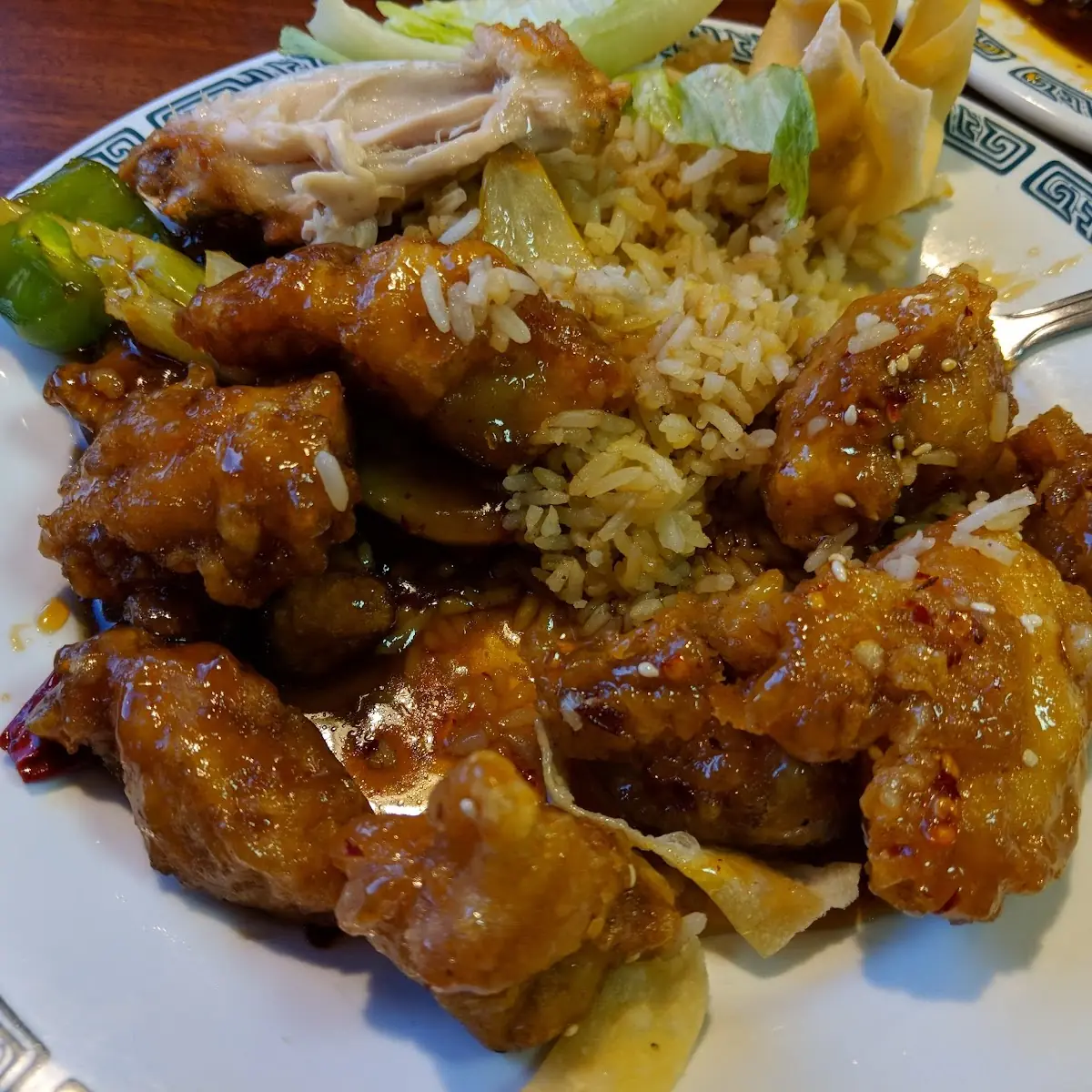 Fried Rice Orange Chicken
