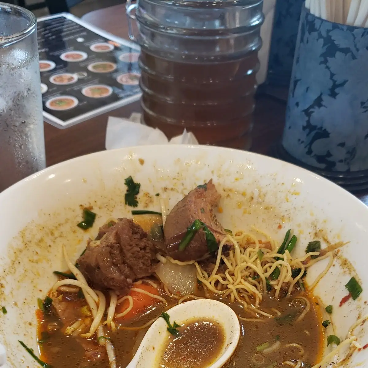 Beef Stew Rice Noodle Soup