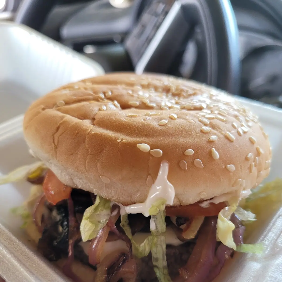 Mushroom Swiss Burger