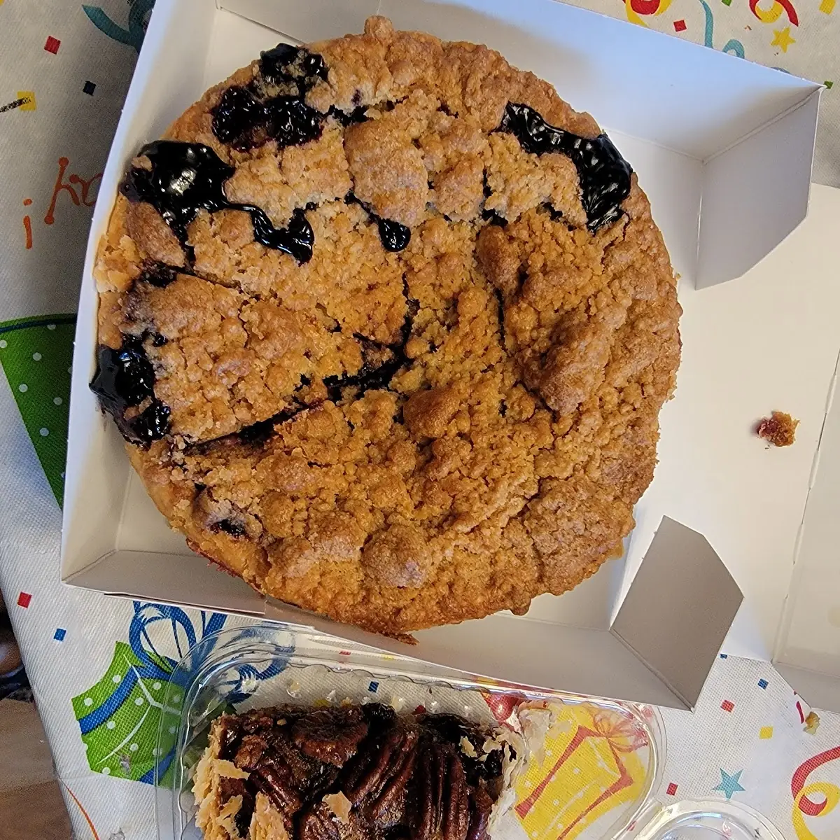 Blueberry Pie and Chocolate Pecan Pie