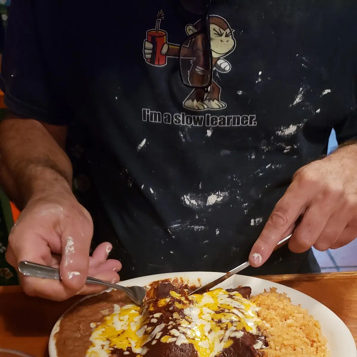 Enchiladas Rice&Beans