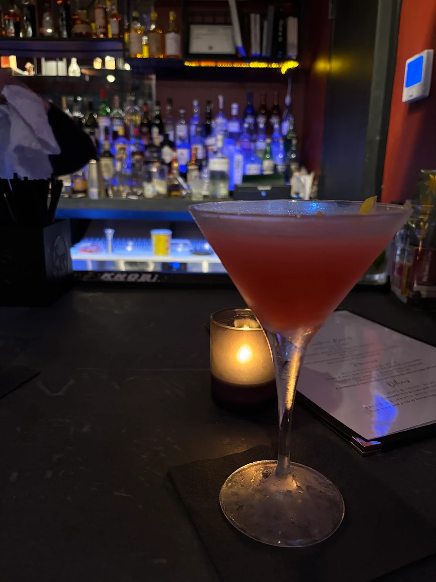 Blackberry Lemon Drop Martini