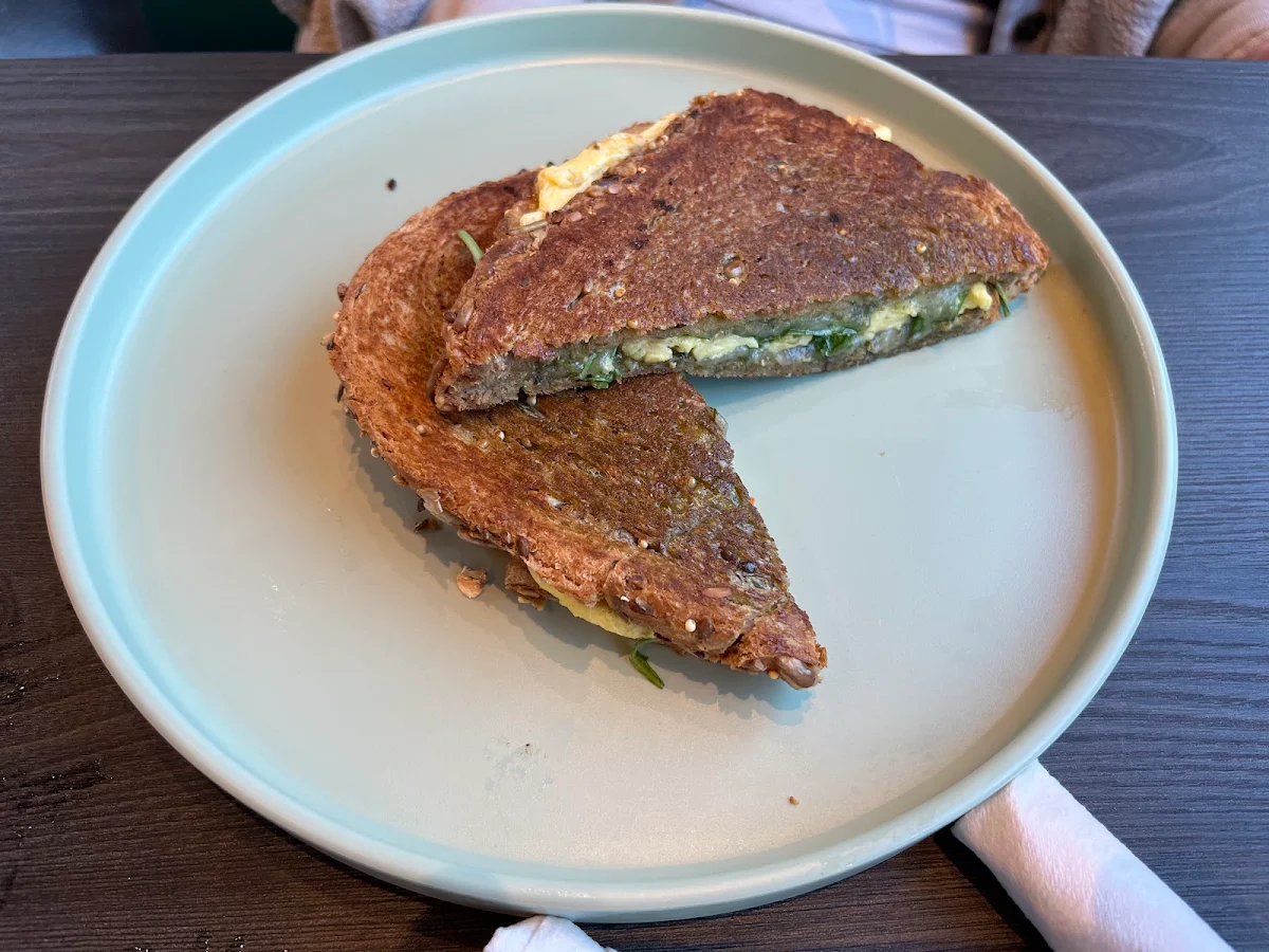 Pesto Egg Cheese Sandwich