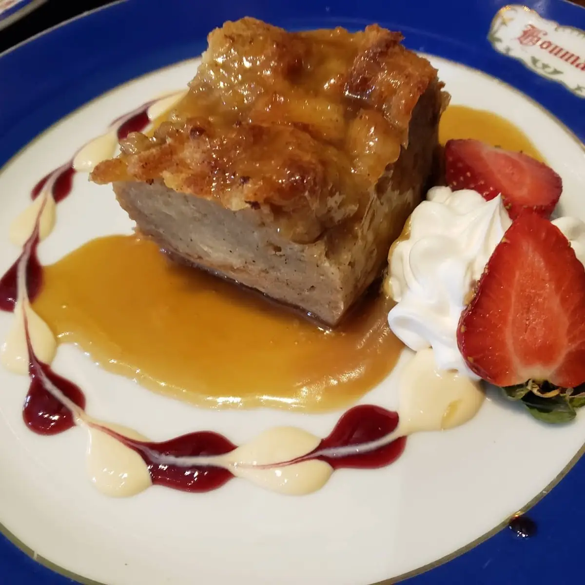 White Chocolate Bread Pudding