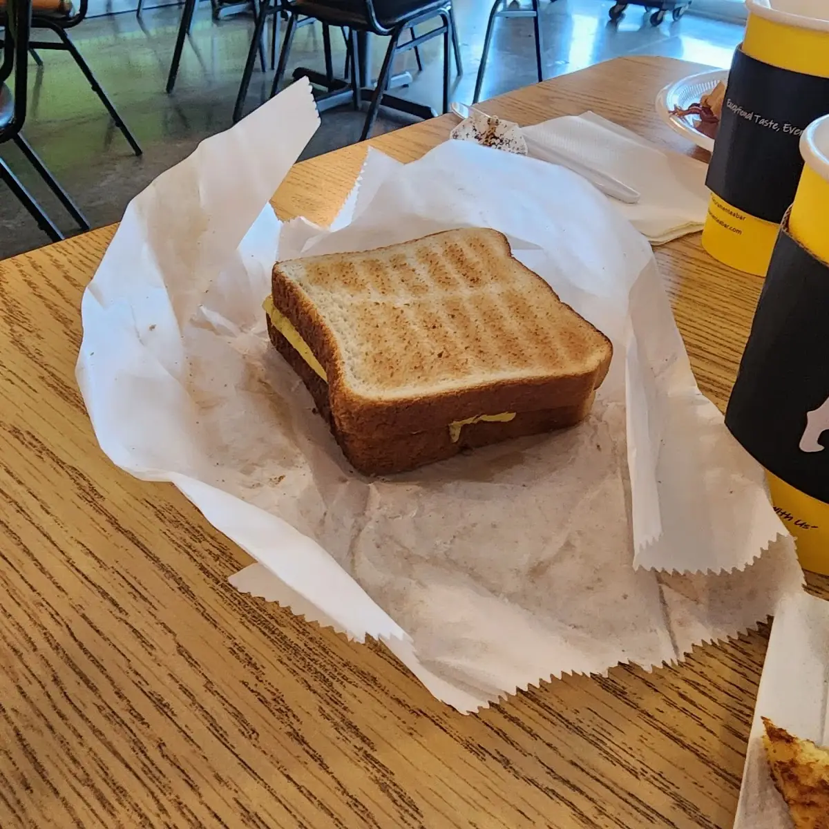 Ham Egg Cheese on White