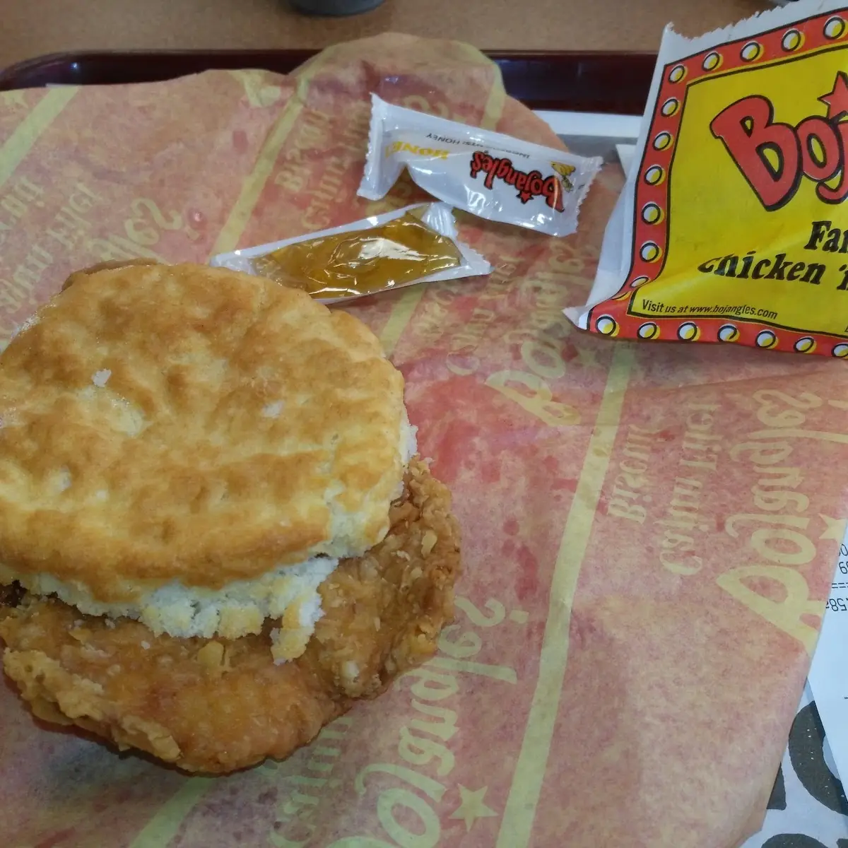 Cajun Chicken Biscuit