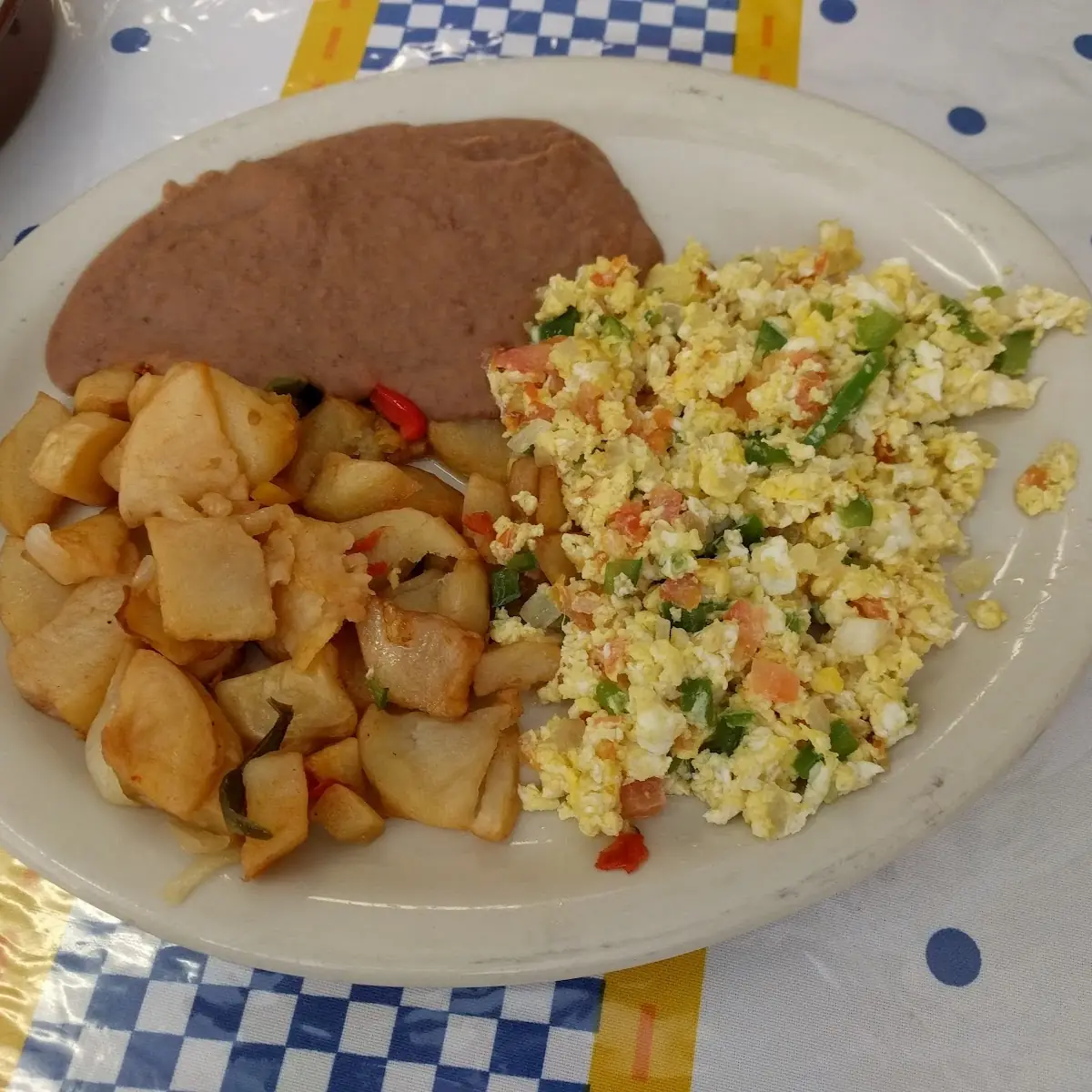 Scrambled Eggs Potties and Beans