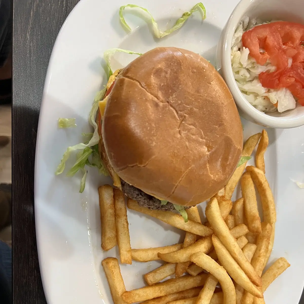 Kid's Cheese Burger & Fries