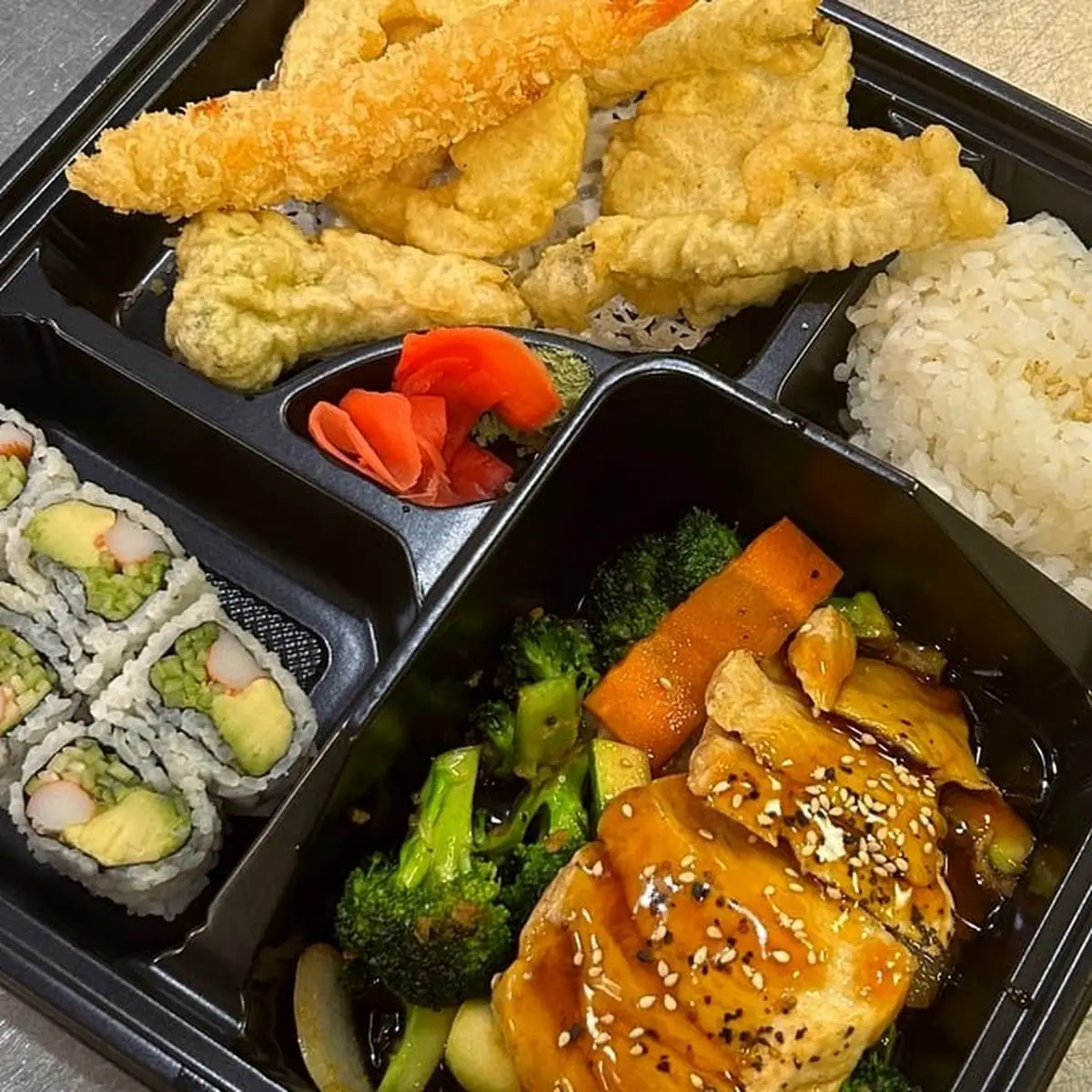 Salmon Teriyaki Dinner Bento Box