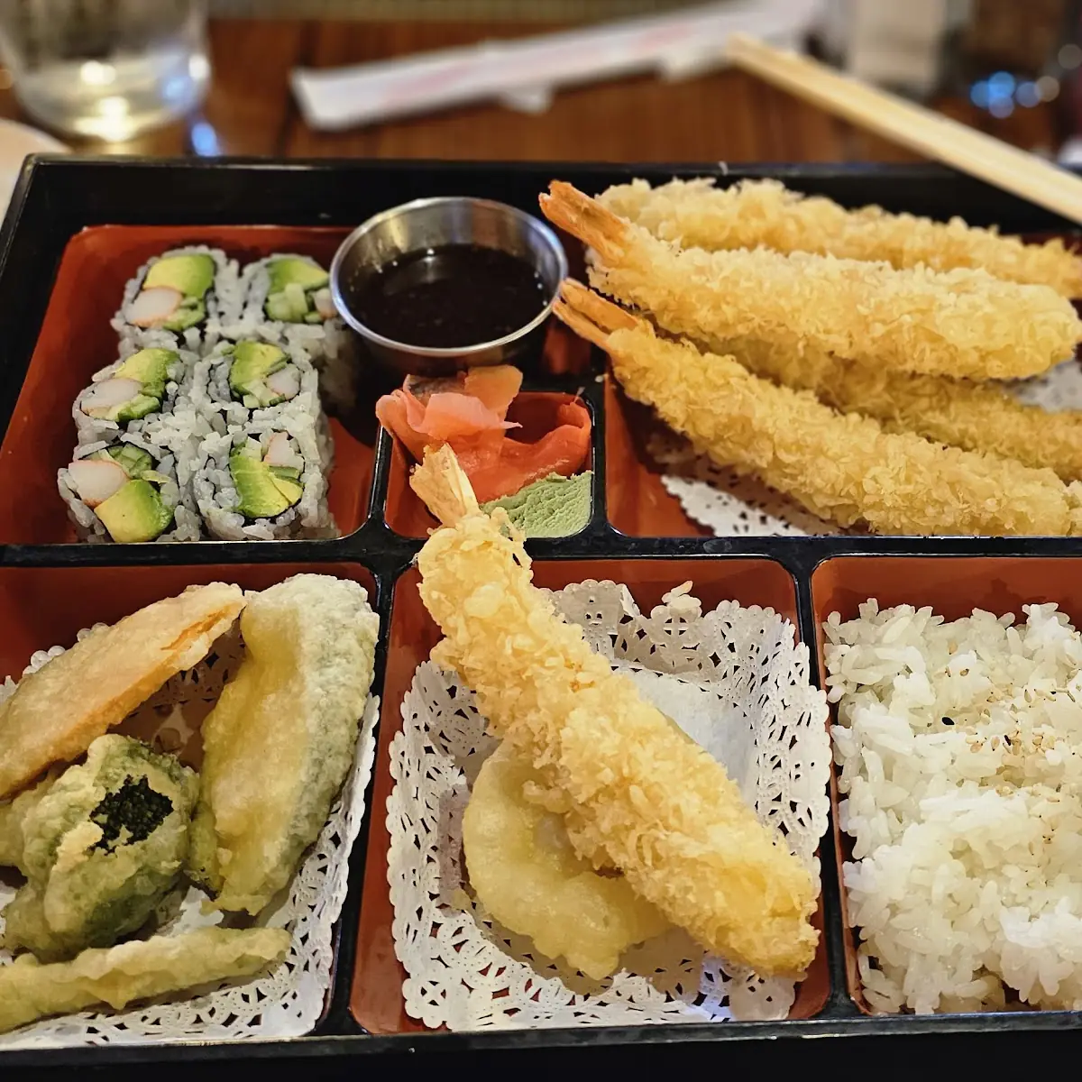 Shrimp Tempura Bento Box